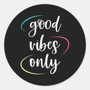 Adesivo Redondo S Apenas estética motivacional