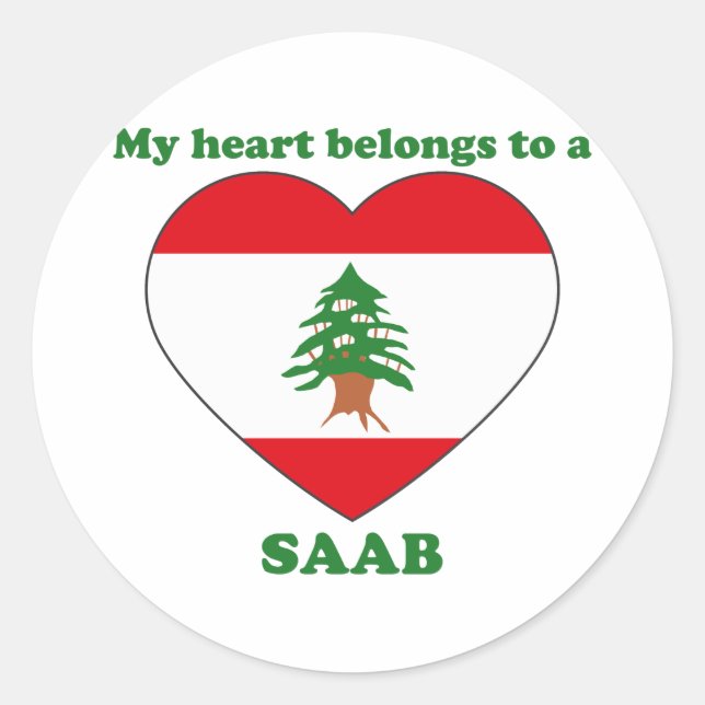 Adesivo Redondo Saab (Frente)