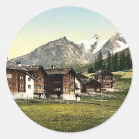 Saas Fee, Sennhutten, Valais, Alpes de, Suiça
