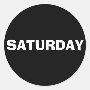 Adesivo Redondo Sábado Ad Lib Black Sticker by Janz