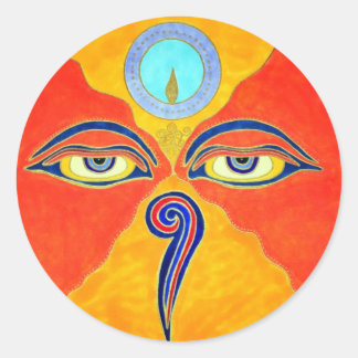 Adesivo Redondo Sabedoria dos Feixes de Sonhos