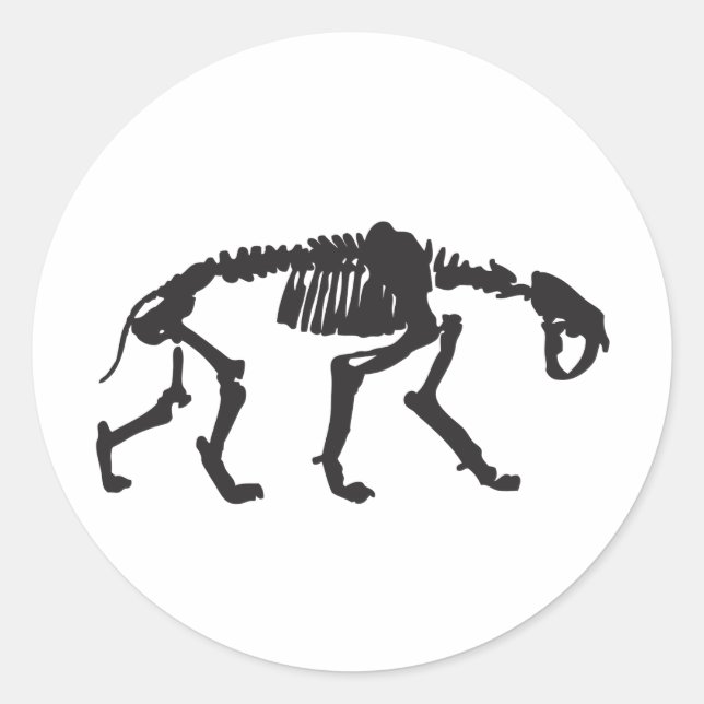 Adesivo Redondo sabertooth (Frente)