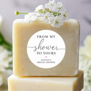 Adesivo Redondo Sabonete De Meu Banho Para O Seu