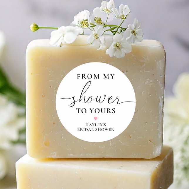 Adesivo Redondo Sabonete De Quinn Do Meu Banho Para O Seu (Criador carregado)