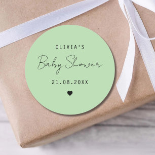 Adesivo Redondo Saco de biscoito doce de favor personalizado para