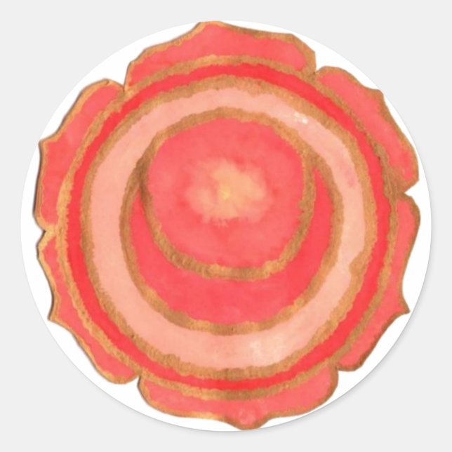 Adesivo Redondo Sacral Chakra Sticker (Frente)