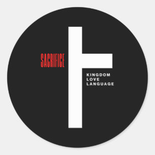 Adesivo Redondo Sacrifício