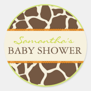 Adesivo Redondo Safari Boy Green Stick D