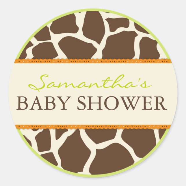 Adesivo Redondo Safari Boy Green Stick D (Frente)