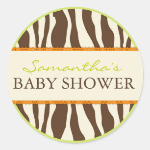 Adesivo Redondo Safari Boy Green Sticker ZEB