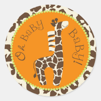 Adesivo Redondo Safari Boy Green TY Stick C