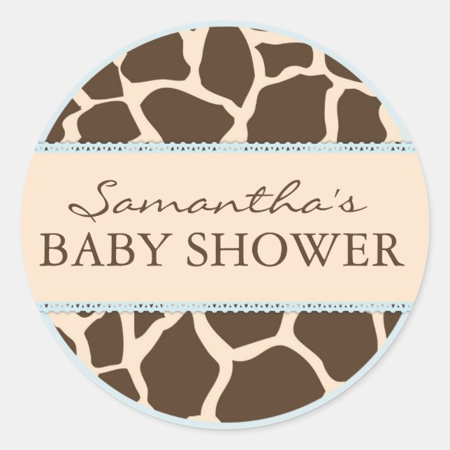 Adesivo Redondo Safari Boy Sticker D (Frente)