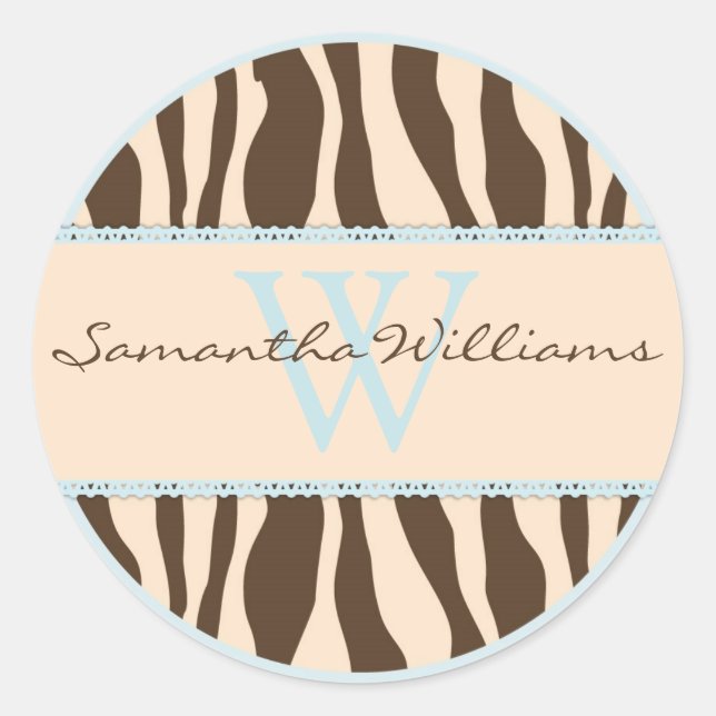 Adesivo Redondo Safari Boy Sticker D ZEB2 (Frente)