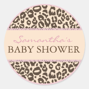 Adesivo Redondo Safari Girl Sticker CHE