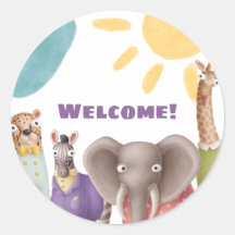Safari Welcome do Cupcake Topper