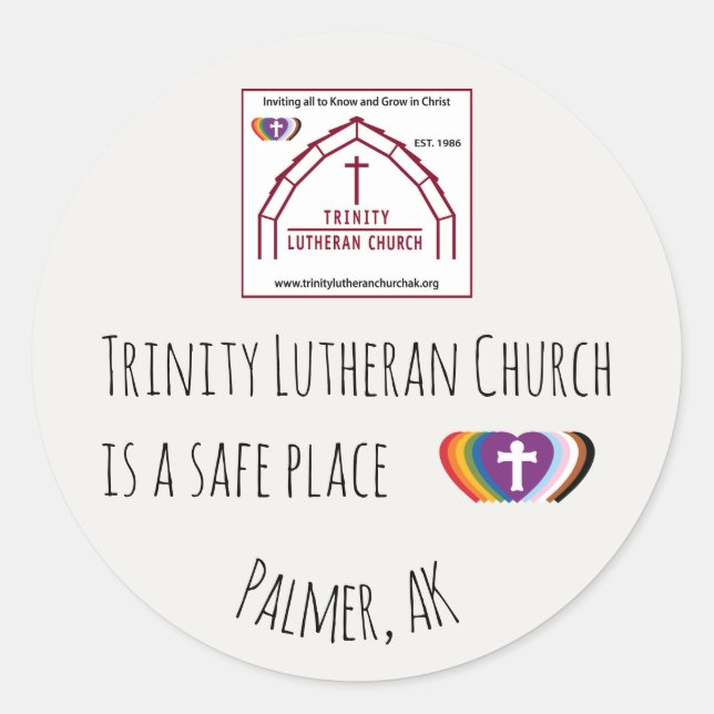 Adesivo Redondo Safe Place Sticker Set  (Frente)