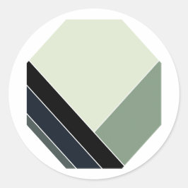 Adesivo Redondo Sage Classic Summer Home