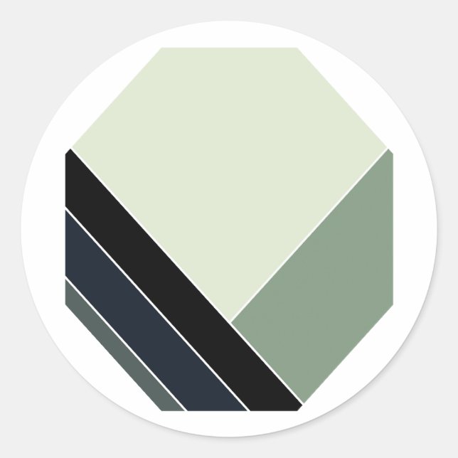 Adesivo Redondo Sage Classic Summer Home (Frente)