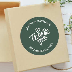 Adesivo Redondo Sage Verde Favor de Casamento Personalizado de Agr