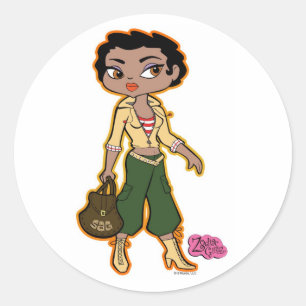 Adesivo Redondo Sagittarius Stickers