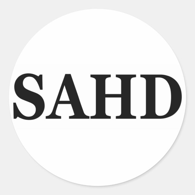 Adesivo Redondo Sahd (Frente)