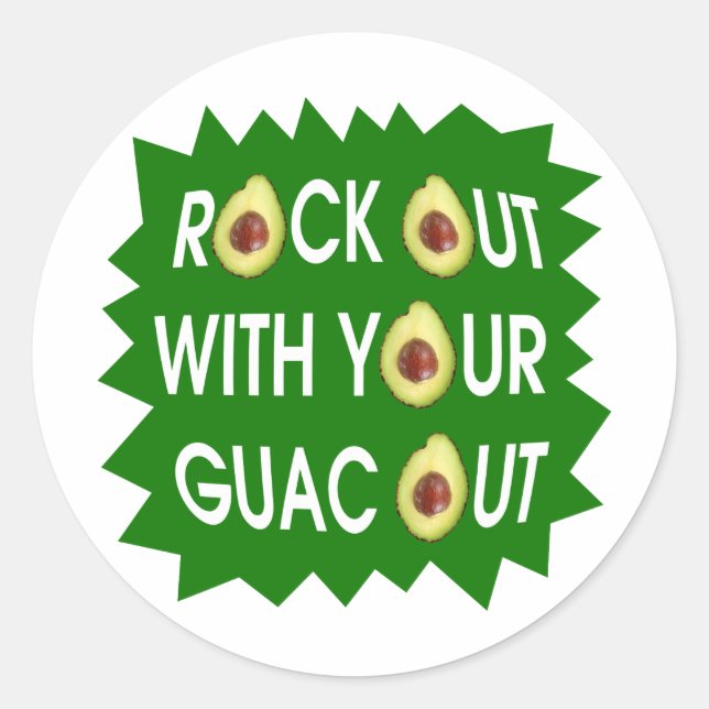 Adesivo Redondo Sai Com Seu Guac (Frente)