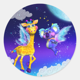 Adesivo Redondo Sai-Me Com Os Penhadores