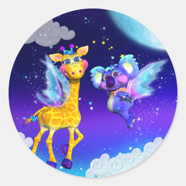 Adesivo Redondo Sai-Me Com Os Penhadores (Frente)