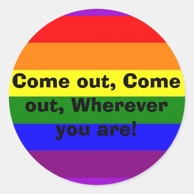 Adesivo Redondo Saia! (Frente)