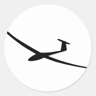 Adesivo Redondo sailplane do planador