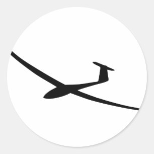Adesivo Redondo sailplane do planador