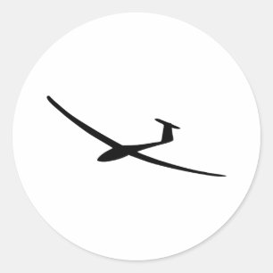 Adesivo Redondo sailplane do planador