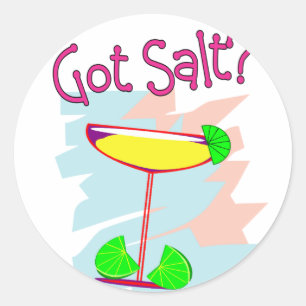 Adesivo Redondo Sal obtido?  T-shirt & presentes dos amantes de