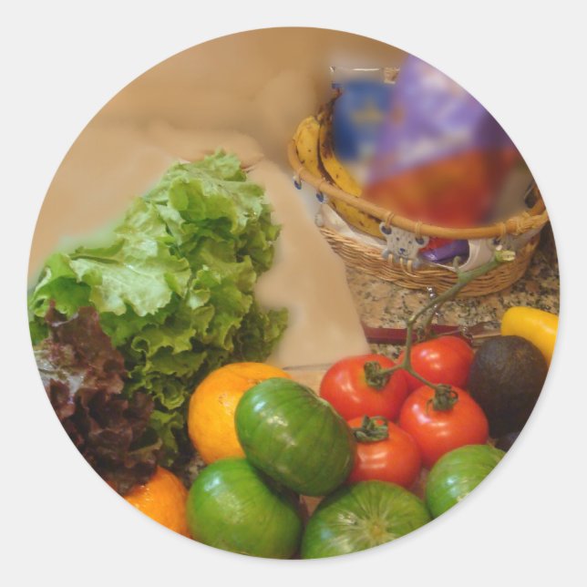 Adesivo Redondo Salada Esta Noite! (Frente)