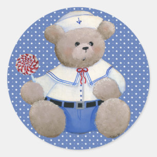 Adesivo Redondo Salior Bear Sticker