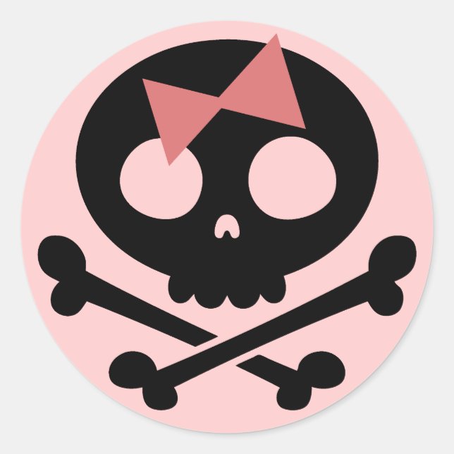 Adesivo Redondo Sally Roger -bw (Frente)