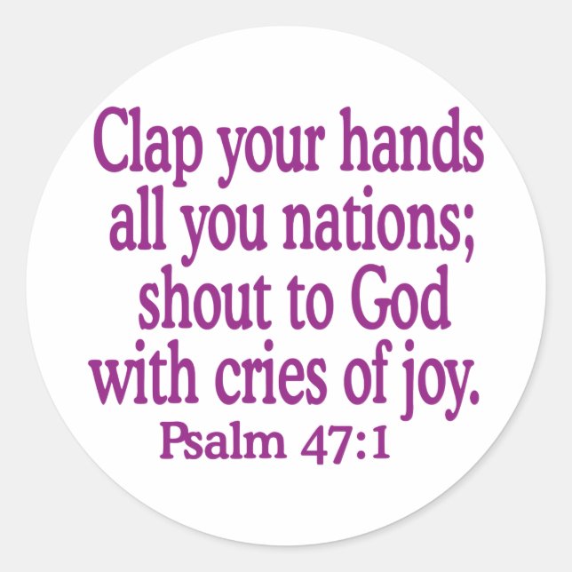 Adesivo Redondo Salmo-47-1 (Frente)
