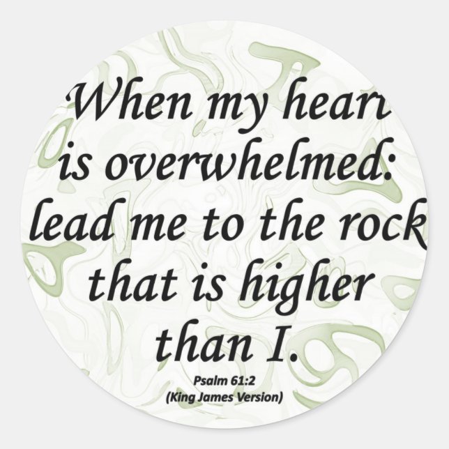 Adesivo Redondo Salmo 61-2 (Frente)