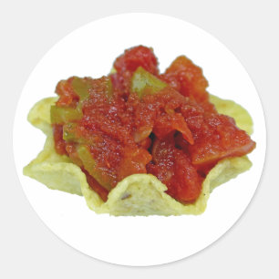 Adesivo Redondo Salsa caseira