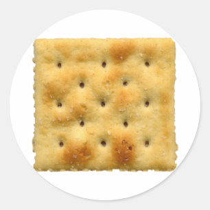 Adesivo Redondo Saltine Soda Crackers