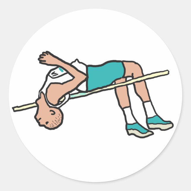 Adesivo Redondo Salto Alto (Frente)