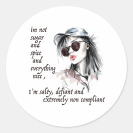 Adesivo Redondo Salty e Defiant