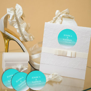 Adesivo Redondo Salty Kisses I Niagara I Sandy Beach Wedding