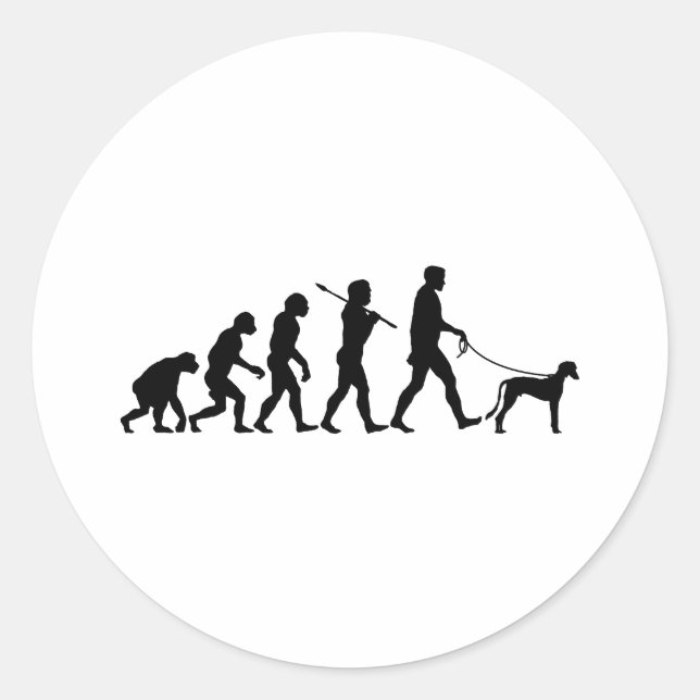 Adesivo Redondo Saluki (Frente)