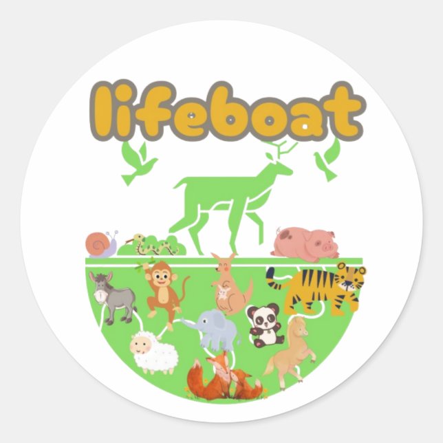 Adesivo Redondo salva-vidas (Frente)