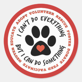 Adesivo Redondo Salvamento de Gato de RESGATE ANIMAL, TNR - Posso 