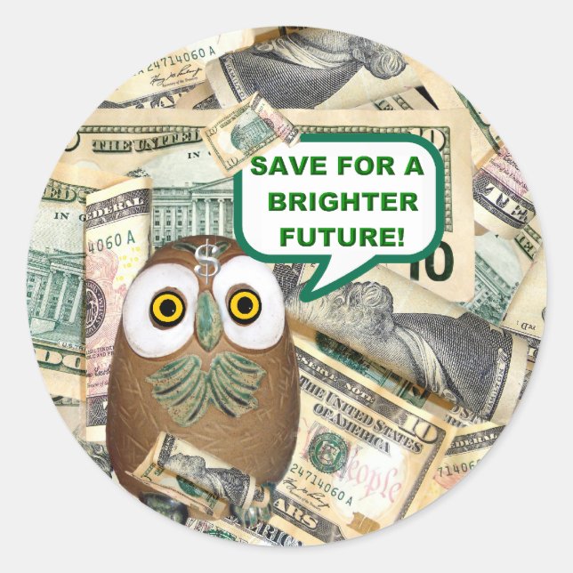 Adesivo Redondo SALVAR! ~ Envelope Seletor/Adesivos (Frente)