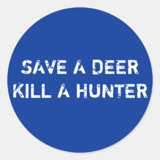 ADESIVO REDONDO SALVAR UM DESERKILE UM FOME