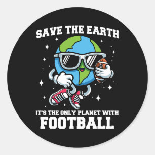 Adesivo Redondo Salve a Design de Tempos da Terra - Esportes Engra
