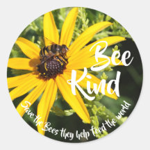 Salve as abelhas "Bee Kind"